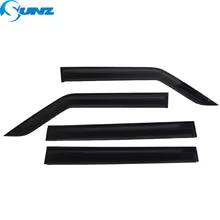 BYD Shark 6 window weathershields installed on vehicle doors