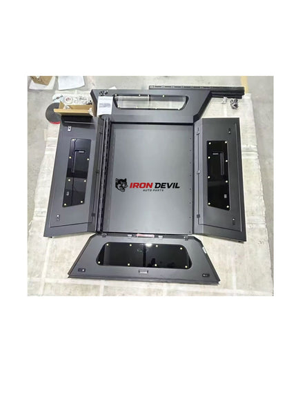 BYD Shark 6 Aluminium Waterproof Hardtop Canopy with Sliding Windows - Iron Devil