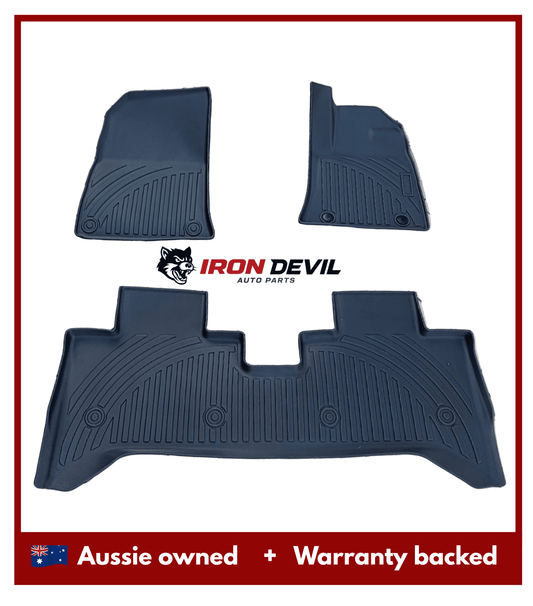BYD Shark 6 Floor Mats - Waterproof TPE 2024 - 2025 Australia - Iron Devil