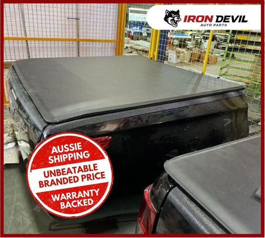 BYD Shark 6 Tonneau Cover - No - drill Soft Roll - Up Leather 2024 - 25 - Iron Devil