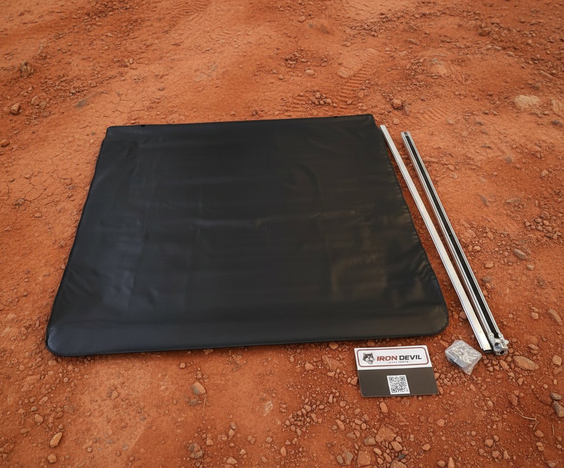 BYD Shark 6 Tonneau Cover - No - drill Soft Roll - Up Leather 2024 - 25 - Iron Devil