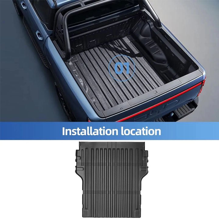 BYD Shark 6 Trunk Mat - Waterproof TPE Cargo Liner 2024 - 25 - Iron Devil