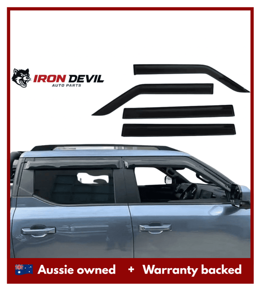 Window Weathershields Set of 4 for BYD Shark 6 - Iron Devil
