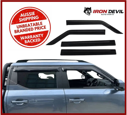 Window Weathershields Set of 4 for BYD Shark 6 - Iron Devil